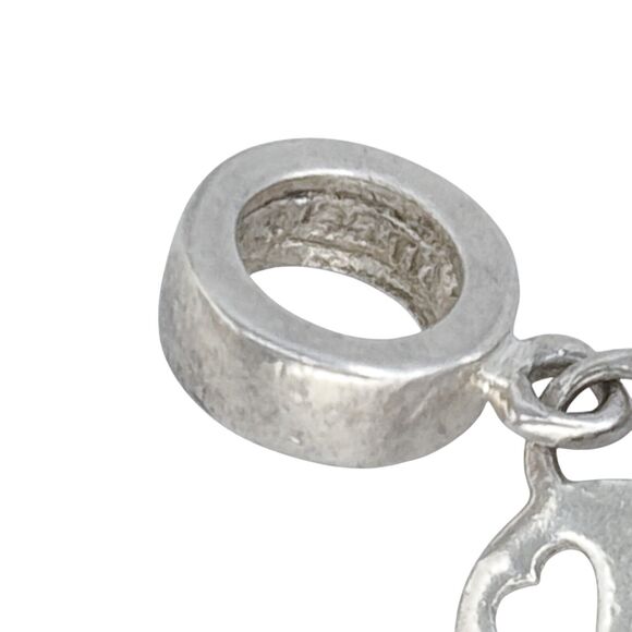 Vintage Thai IBB Sterling Silver 925 #1 Mom Heart Charm Pendant - Picture 6 of 8